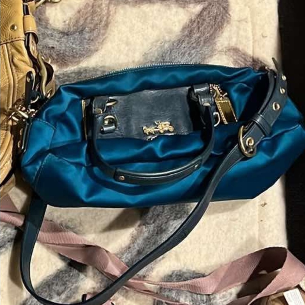 Coach Blue Bag